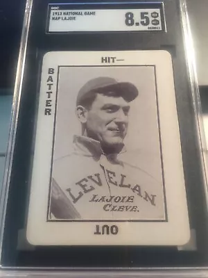 Nap Lajoie 1913 NATIONAL GAME SGC 8.5 NM/MT Plus  Cleveland Indians🔥RARE🔥 • $1499