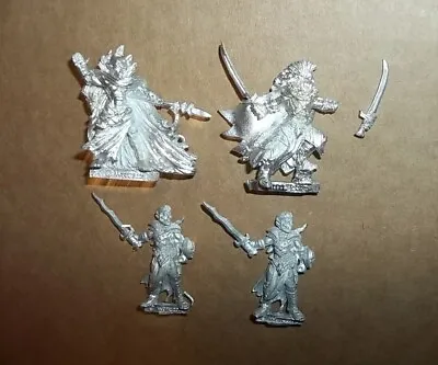 D&D Chainmail Miniatures Drow Irae T'sarran    Ranger  And 2 Warriors  OOP • $18.99