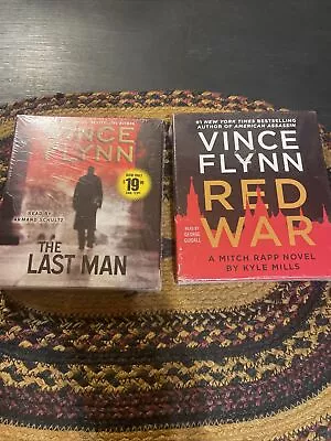 Lot Of Vince Flynn Audio-The Last Man & Red War- New ! • $6