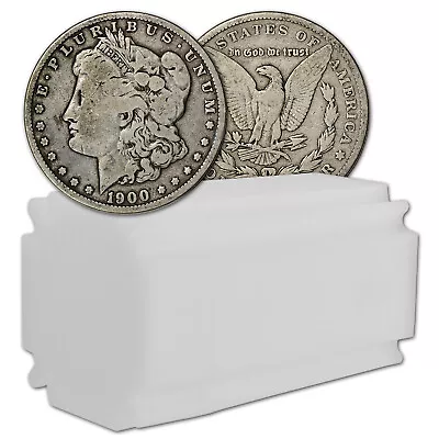 US Morgan Silver Dollar - Roll Of 20 Coins - G+ - Pre 1921 Random Date • $687