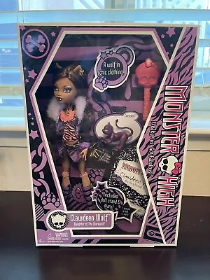 2009 Monster High First Wave 1 Original Clawdeen Wolf  Mattel Nib Doll • $200