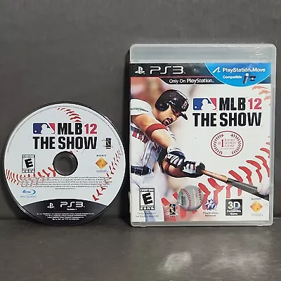 MLB 12 The Show PS3 Free Shipping Same Day • $11.88