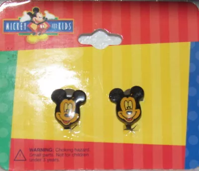 Walt Disney Mickey Mouse Childrens Clip-on Earrings • $7.95