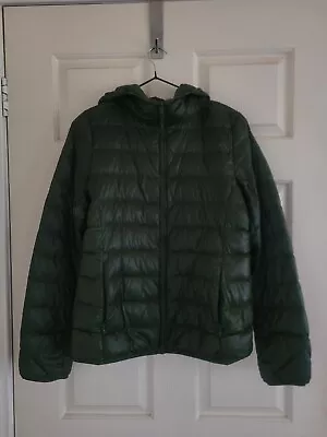 UNIQLO Womens Green Lightweight Puffer Jacket Size S • $45