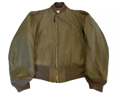 WWII Late War Flight Jacket B15 A Modified Tanker Flight Jacket Cotton Nylon 38 • $549