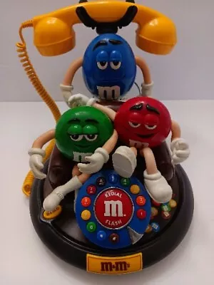 M&M's Candy Animated Talking Landline Telephone Vintage Pollyplane Concept  • $75