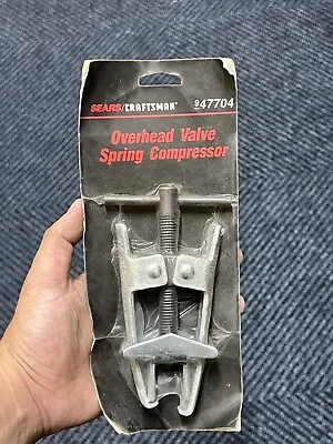 $50 • Buy Vintage NOS SEARS Craftsman Overhead Valve Spring Compressor - Made In USA 47704