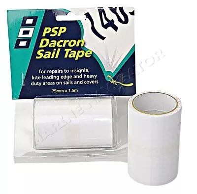 PSP Dacron Repair Tape 75mm X 1.5m White • $28.77