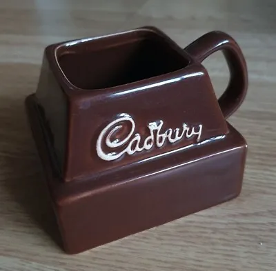 £3 • Buy Cadbury Mug - Vintage Chocolate Square Design - Drinking Cup