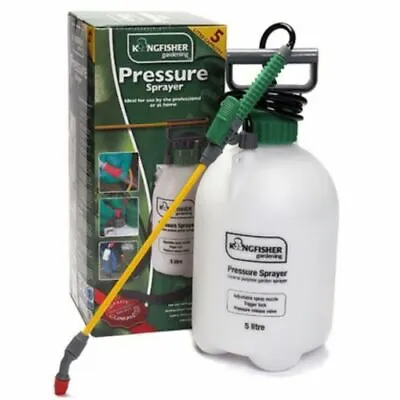 £14.99 • Buy 5 LITRE Garden Pressure Sprayer Fence Spray Chemical Weed Pump Spray Bottle Lawn
