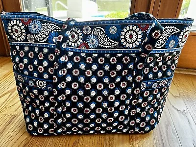 Vera Bradley X Large Tote Bag With Pockets Night Owl Pattern • $34.99