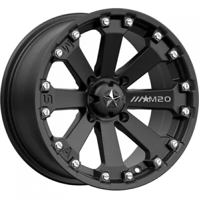4/137 Motosport Alloys M20 Kore Wheel 14x7 3.5 + 3.5 Flat Black M20-04737 • $159.87