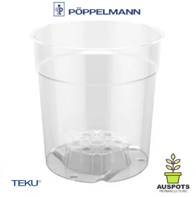 $54.90 • Buy 150mm Clear Plastic Phalaenopsis / Orchid Pots Round X 20pcs - Plant Propagation