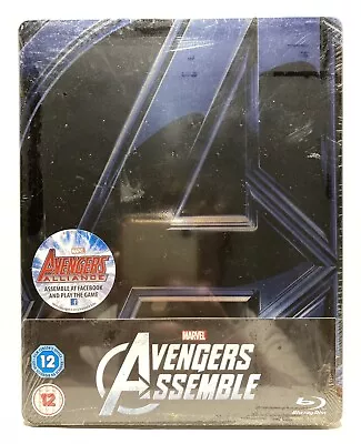 Avengers Assemble: Marvel OOP Steelbook Blu-ray - Brand New & Sealed Free Post • £12.95