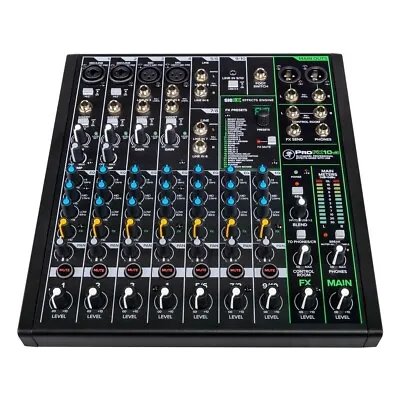 £279 • Buy Mackie PRO FX10 V3 DJ Mixer 1-Channel USB Mixing Desk Compact Console Home