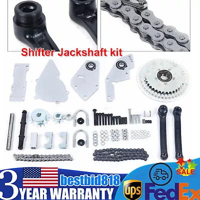 Shifter Jackshaft Kit For 2-stroke 66cc 100cc Bas Motor Bike 415 Chain Gas Motor • $85.50