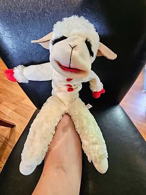 Vintage Collectible 2002 Aurora Shari Lewis 17  Lamb Chop Hand Puppet EUC • $35