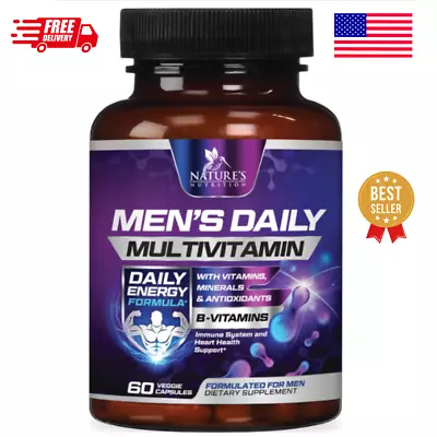 Multivitamin For Men Highest Potency Daily Mens Vitamins & Minerals Supplement.. • $13.82