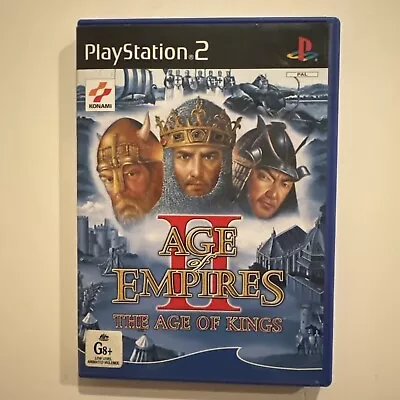 PS2 Age Of Empires II 2 The Age Of Kings Game PlayStation 2 Manual Tested • $32.50