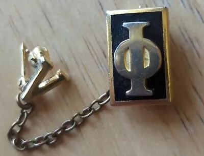 Gold & Black Enamel Lambda Phi Fraternity Badge/Pin Vintage  • $20