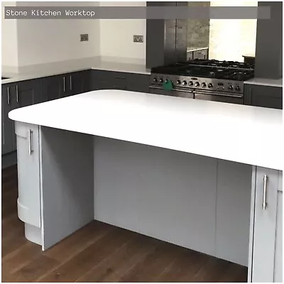 White Quartz Kitchen Worktop 3000 X 600 X 20  - Supply And Fit Quality Worktops • £350