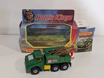 Matchbox Battle Kings K-110 Recovery Vehicle B Loose In Box • $47.55