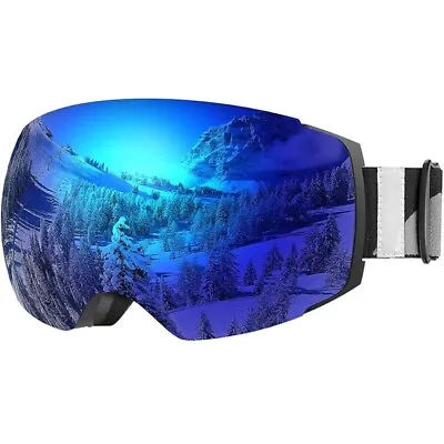 Ski Goggles Pro Snowboard Goggles For Adults Unisex Magnetic Changeable Lens New • $19.99