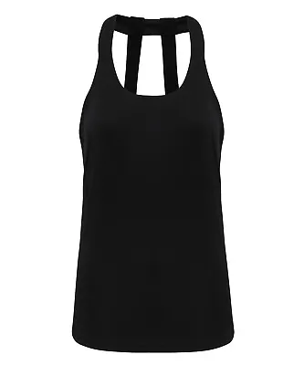 Womens TriDri® Performance Fitness Running Yoga Strap Racer Back Vest Tee Top • £8.92