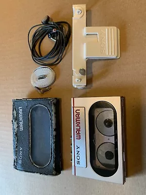 $255.06 • Buy Vintage Sony Walkman Wm-10 Cassete Player For Parts Plus Extras With Rare Case??