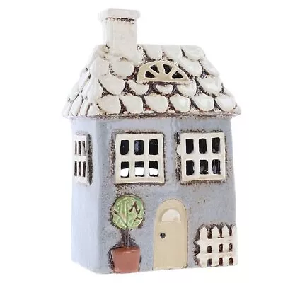 Garden House Grey Tea Light Holder Village Pottery • £20.99