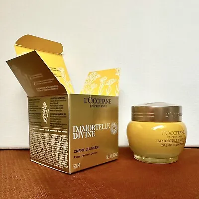 L'Occitane Immortelle Divine Cream Advanced Youth Face Care 50ml Sealed RRP £80 • £56