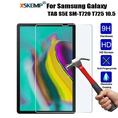 Screen Protector Samsung Galaxy TAB S5E SM-T720 T725 10.5 9H Tempered Glass Film • $16.24