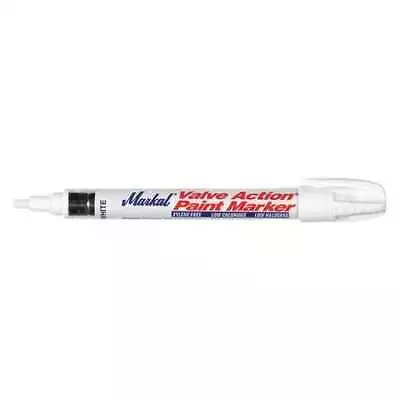 Markal 96820 Permanent Valve Action Paint Marker Medium Tip White Color • $5.37