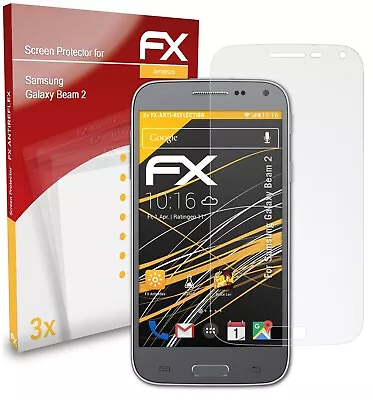 AtFoliX 3x Screen Protection Film For Samsung Galaxy Beam 2 Matt&shockproof • £12.39