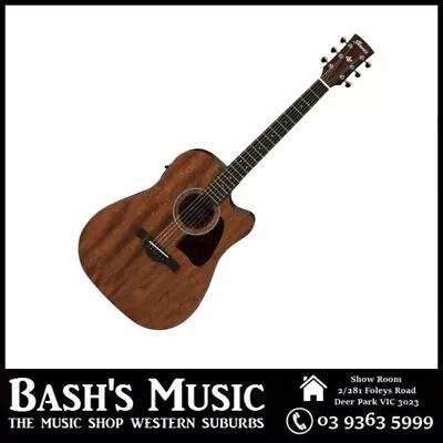 Ibanez Aw54ce Opn Artwood Acoustic Electric Dreadnought Open Pore Natural • $769