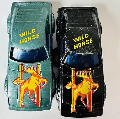 Vintage Black Datsun Wild Horse 701 3  Diecast Car Toy Green & Black Nissan JDM • $20