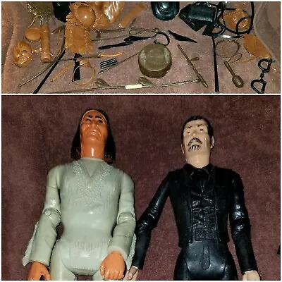  Marx Johnny West Lot 2 Figures Geronimo Black Sam Cobra And Accessories    Gt • $149.99