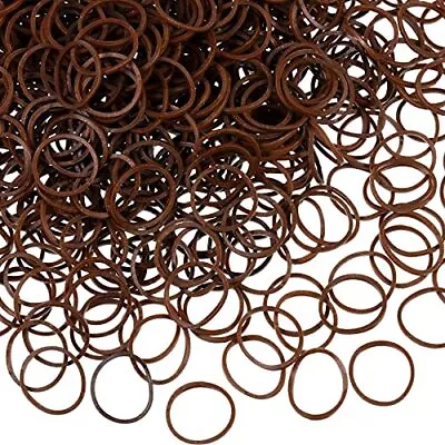 1000 Mini Rubber Bands Soft Elastic Bands For Kid Hair Braids Hair (Dark Brown) • $11.99