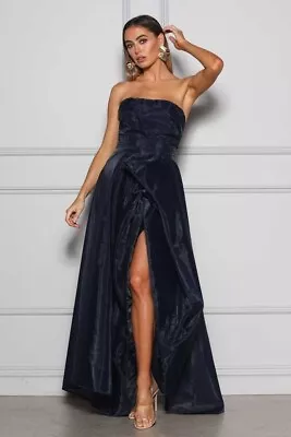 Ladies Beautiful Navy Ballgown By Elle Zeitoune • $130