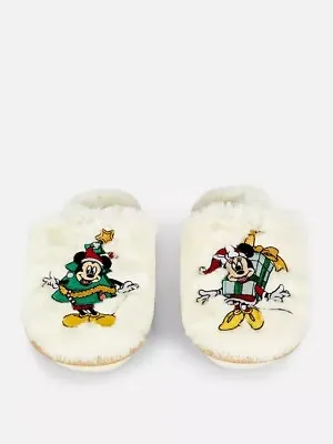 Disney Mickey Mouse Christmas Bedroom Slippers Women’s - PRIMARK EXCLUSIVE!!! • $24.99