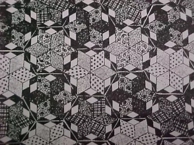 Vintage Quilt Pattern Fancy Star Kaleidoscope Mail Order 40s Sew Fabric Project • $8