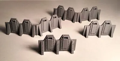 Blast Barriers X4  Compatible With Warhammer 40k/Necromunda Scenery 28-32mm • £5.99