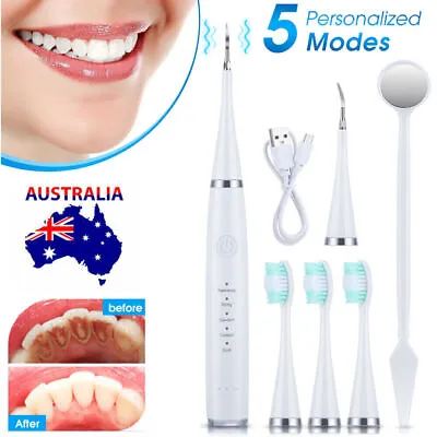 Electric Tooth Cleaner Ultrasonic Dental Scaler Tartar Plaque Calculus Remover • $20.88