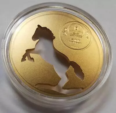 2014 Mongolia 500 Togrog | Silver | .999 Silver 1/2 Oz Coin | Nature Horse • $90