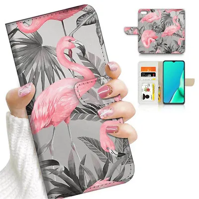 ( For IPhone 6 / 6S ) Wallet Flip Case Cover AJ24344 Flamingo • $12.99