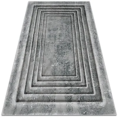£163.29 • Buy Vinyl Decorative Patio Outdoor Rug Decor Mat Carpet Cement Frames 150x225