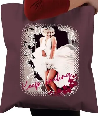 Marilyn Monroe Print Cotton Tote Shopper Bag • £14.90