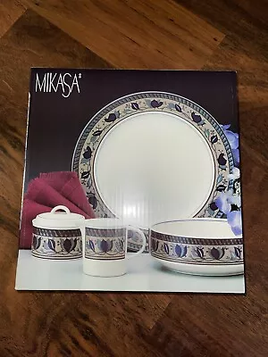 Mikasa ARABELLA 5 PC SERVING SET Platter Vegetable Bowl Creamer Sugar CAC01 NEW • $109.50