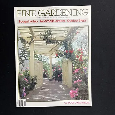 $10.99 • Buy Taunton's Fine Gardening Nov/Dec 1990 No16 Summer Color Roses Wisteria Ground Co