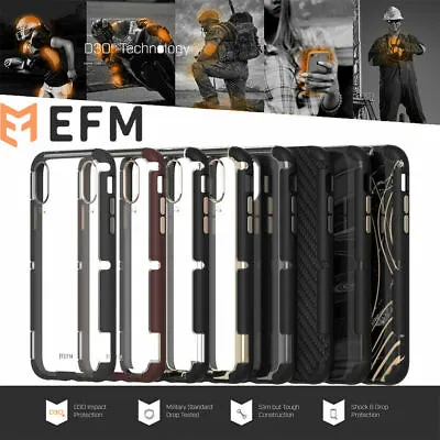 $29.99 • Buy For IPhone XS Max XR X/Xs Case EFM Tough Armor Shockproof Hard Cover Apple